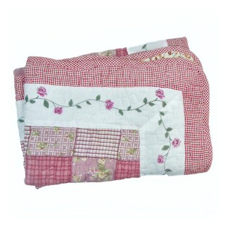 BonBon naturel 拼布止滑踏墊 2入, 40 x 60cm, 橘格