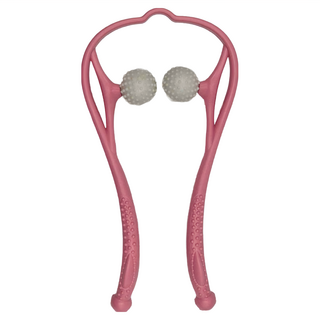 E.dot U型肩頸按摩器，粉色, 1個