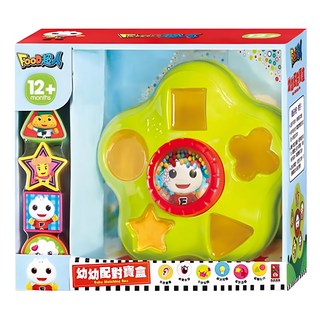 風車圖書 FOOD超人 幼幼配對寶盒 12個月以上 手眼協調訓練, 1盒