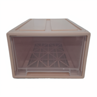 透明抽屜收納盒 32L(粉色), 47x32x21cm, 1個