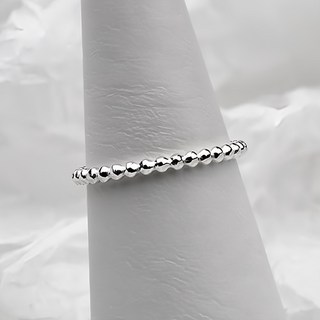 DEEP TALK 女款銀珠疊戴尾戒 925純銀戒指 RBJ115