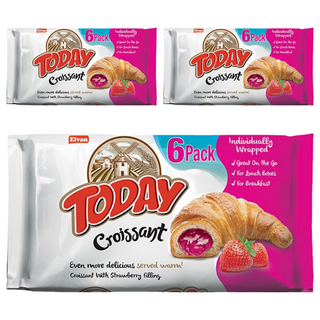 Today 可頌麵包 草莓味 3包 270g 獨立包裝 美味隨時享用