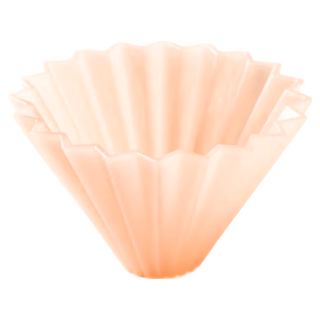 ORIGAMI Coffee 樹脂濾杯 AS樹脂材質 日本製造, S(120 x 70mm 底穴 25mm) 霧粉色, 1個