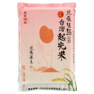 天生好米 花東生態台灣越光米 東部米, 1.5kg, 6包, CNS一等