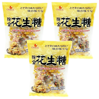 Chiao-E 巧益 綜合花生糖, 230g, 3袋