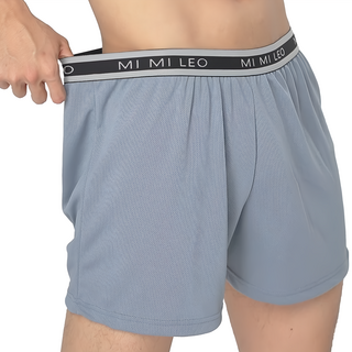 MI MI LEO 台灣製 彈力織帶男竹炭內褲6件組