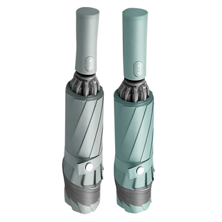 十骨防風 自動摺疊反向傘 2支 Set 增亮型反光條 握把與傘面同色設計 鋁合金傘架 重量輕 輕便易攜