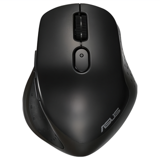 ASUS 華碩 多重裝置無線靜音滑鼠, MW203, 黑色