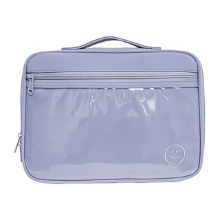 Sunday Life 韓系ins風多隔層手提筆電平板包, 13.3吋, 藍色, 1件