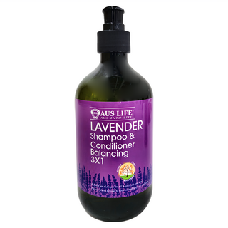 AUS LIFE 澳思萊 薰衣草洗髮精 護髮素 二合一, 500ml, 1瓶