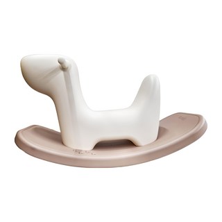 iFam 快樂搖搖狗 奶茶色 兒童搖搖馬 3-8歲 50kg 兒童騎乘玩具, 1個