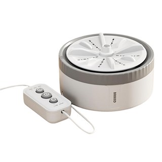 ibits 迷你渦輪便攜式洗衣機 遙控版, A19, 灰色