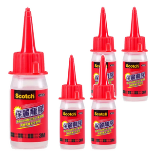 3M Scotch 保麗龍膠, 修補黏著容易淨手水洗使用方便, 5瓶