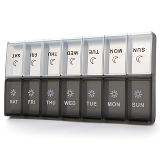 AHOYE 藥品收納盒 七日早晚款, 1個