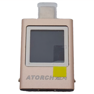 ATORCH Type-C PD3.1檢測器 AT085 香檳金 4方向旋轉高清顯示屏幕, 1個