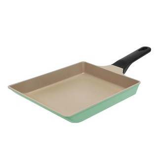 Kitchen-Art 鑽石塗層玉子燒平底鍋 18*24cm 薄荷綠, 24cm, 1個