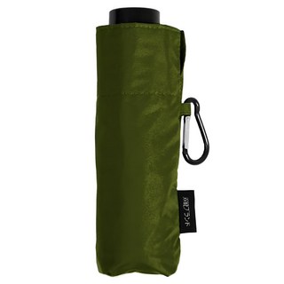 Twin Dragon 雙龍牌 降溫黑膠五折傘 B6375 軍風綠, 輕巧便攜 遮光降溫