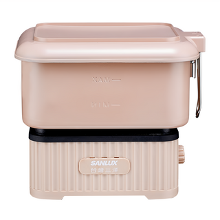 SANLUX 台灣三洋 全電壓旅行鍋 EC-15WTC, 收納體積小不佔空間 防乾燒保護 旋鈕式設計