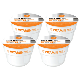 韓國 LINDSAY 台灣公司貨 杯裝軟膜粉 維他命 28g, 1入, 4個