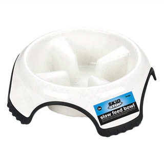 Petmate jw 防滑慢食碗 - 大碗 特殊設計墊, 顏色隨機, 1個