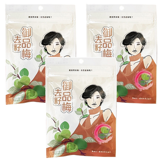 水里鄉農會 旅行隨手包 御品梅去籽 酸甜美味不須吐籽 老少咸宜健康零食, 30g, 3包
