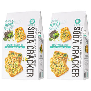 自然主意奇亞籽藍藻蔥餅, 180g, 2袋