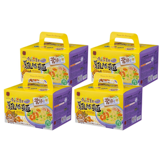 豐滿生技 博士 紅薑黃雞絲麵 當歸風味 素食 (75克x4入), 300g, 4盒