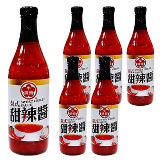 牛頭牌 泰式甜辣醬, 890g, 6瓶