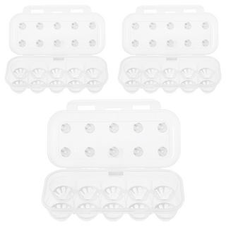 comet 雞蛋盒, 透明色, 3個