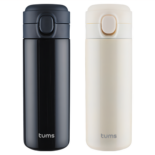 TUMS Runa系列 隨行杯 深藍+米白 不鏽鋼, 400ml, 2個