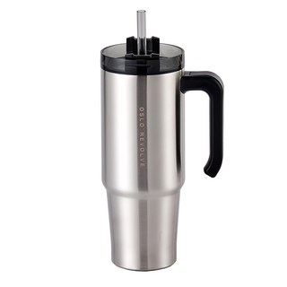 OSLO Revolve 把手隨行杯 900ml 雙層保溫杯, 不鏽鋼, 1個