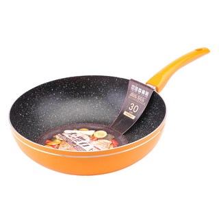 Chieh Pao 潔豹 大理石不沾炒鍋 IH電磁爐適用, 30cm, 1個