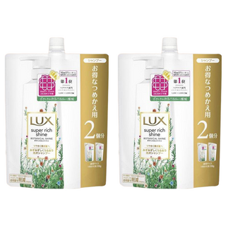 LUX 麗仕 LUMINIQUE 璐咪可 SPA精油無矽靈洗髮精補充包 植物亮澤, 660g, 2包