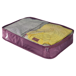 Graceful Travel 旅行玩家 旅行收納袋, 大(50 x 38 x 10cm), 紫色, 50 x 38 x 10 cm