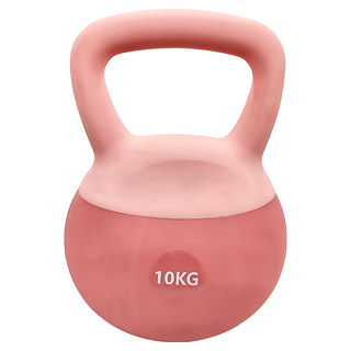 彩色軟壺鈴 居家健身/瑜珈訓練適用, 粉色, 10kg, 1個