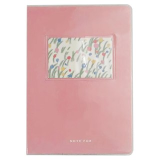 德德小品集 精裝手帳本, 封面自帶小收納口袋 自帶膠套保護殼 彩色方格內頁, 花事, 1本