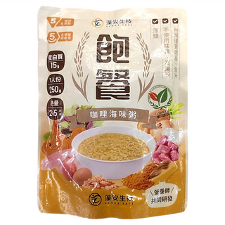 飽餐 咖哩海味粥, 250g, 1個