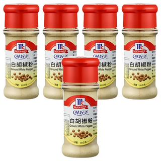 McCormick 味好美 白胡椒粉, 30g, 5瓶