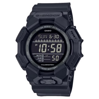 CASIO 卡西歐 G-SHOCK 10年電力 大螢幕電子錶 學生錶 GD-010-1A1