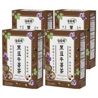薌園 黑豆牛蒡茶, 10g, 10包, 4盒