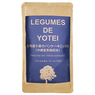 LEGUMES DE YOTEI 北海道小麥鬆餅粉 沖繩黑糖 180g, 鬆軟口感，天然成分，輕鬆製作, 1包