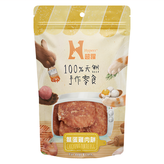 Hyperr 超躍 手作寵物零食/貓狗零食/原肉零食, 鱉蛋雞肉餅, 100g, 1包