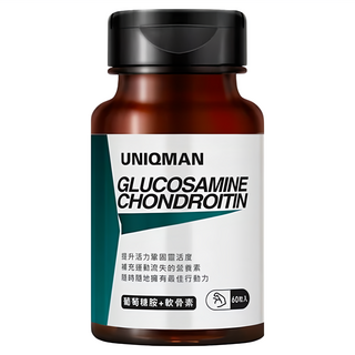 UNIQMAN 優仕曼 葡萄糖胺+軟骨素 膠囊, 60顆, 1罐