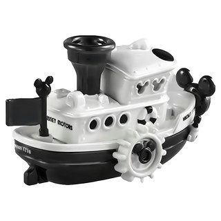 TOMICA 迪士尼 Disney Moto 特仕車 米奇蒸氣船 954194, 黑色 + 白色, 1台