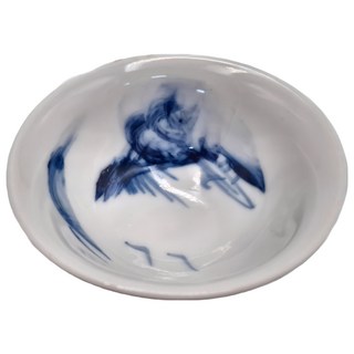 佐和陶瓷 飲杯 陶瓷材質 容量40mL 適用溫度-30°C~100°C 日本產, 笠形繪山水, 1個