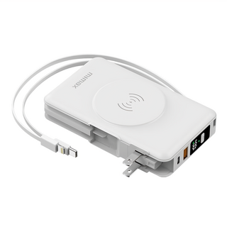 mimax 米覓 五合一磁吸快充行動電源 20000mAh, HY08, 白色, 1個
