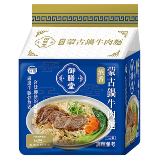 台酒 御膳堂 酒香蒙古鍋牛肉麵 209g, 3包