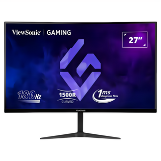 ViewSonic VX2718-2KPC-MHD 27吋 180Hz 1ms 曲面電競螢幕, 1台