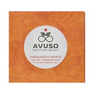 AVUSO 行道者 檀香薑黃手工皂 適合中性/敏感肌膚, 125g, 1盒