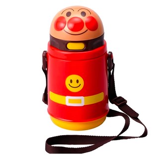 ANPANMAN 麵包超人 造型吸管保冷水壼 400ml, 1個